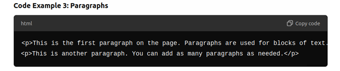 paragraphs